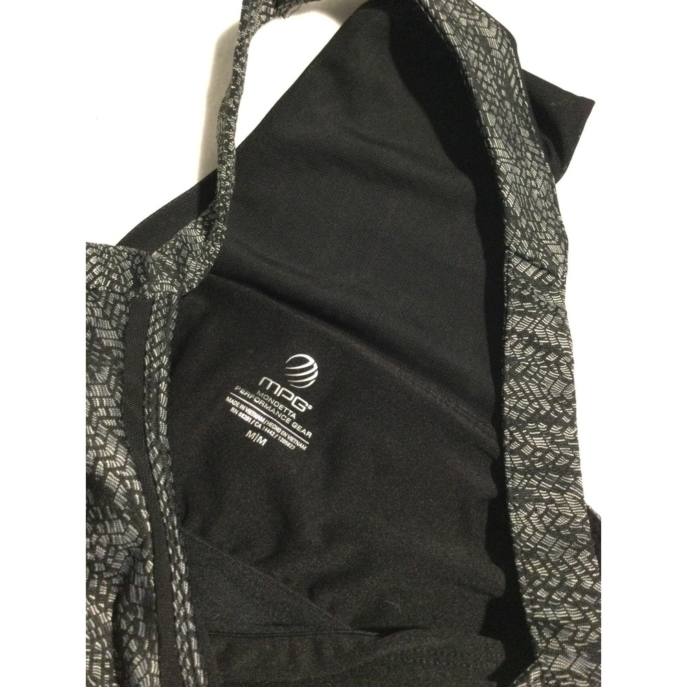 MPG Mondetta Performance Gear Womens Athletic Dress Grey Black Racerback Size M - Picture 5 of 7